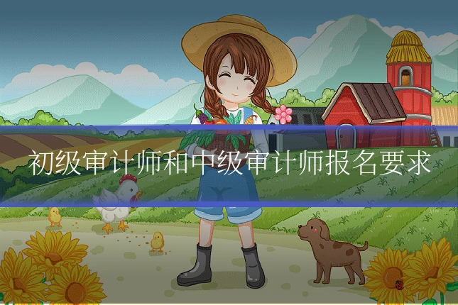 初级审计师和中级审计师报名要求