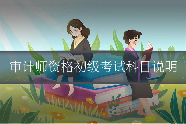 审计师资格初级考试科目说明