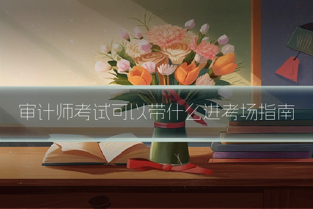 审计师考试可以带什么进考场指南