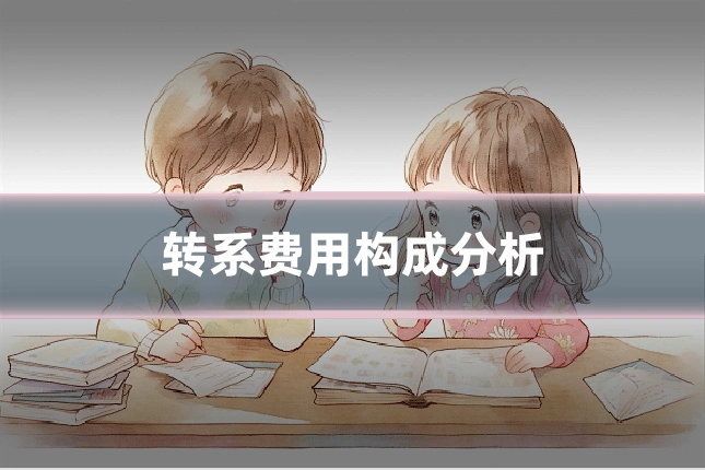 转系费用构成分析