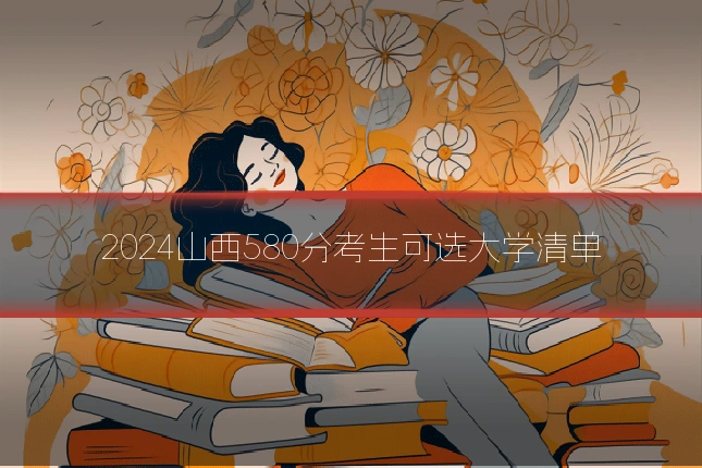 2024山西580分考生可选大学清单
