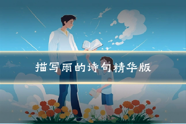描写雨的诗句精华版