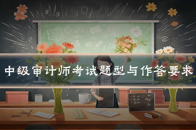 中级审计师考试题型与作答要求