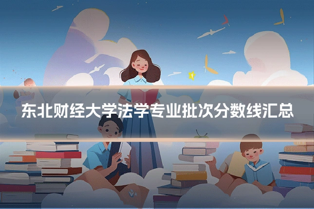 东北财经大学法学专业批次分数线汇总