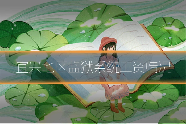 宜兴地区监狱系统工资情况