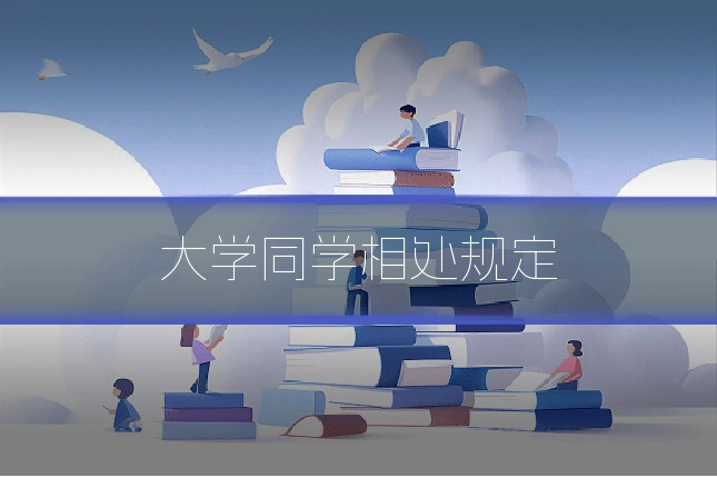 大学同学相处规定