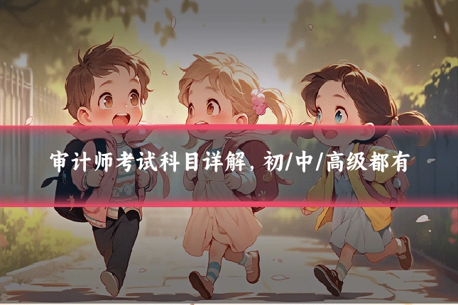 审计师考试科目详解，初/中/高级都有