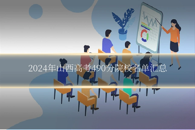 2024年山西高考490分院校名单汇总