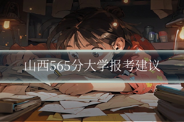 山西565分大学报考建议