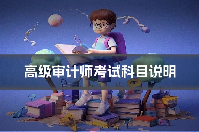 高级审计师考试科目说明