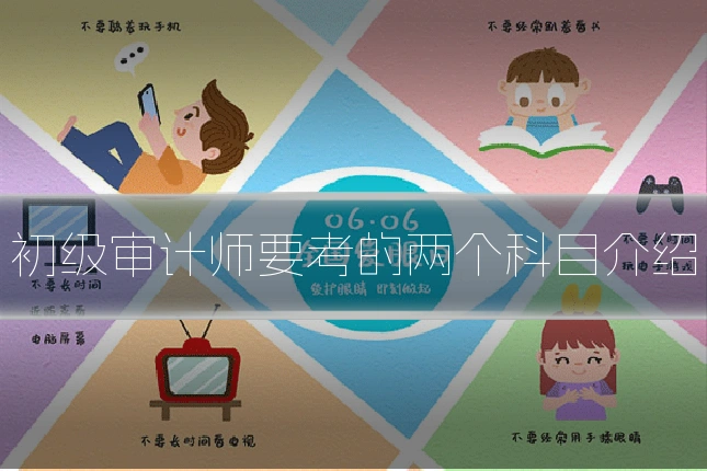 初级审计师要考的两个科目介绍