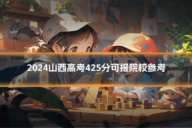 2024山西高考425分可报院校参考