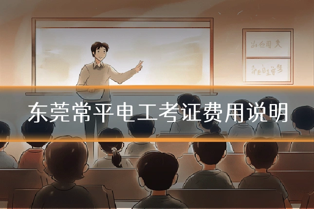 东莞常平电工考证费用说明