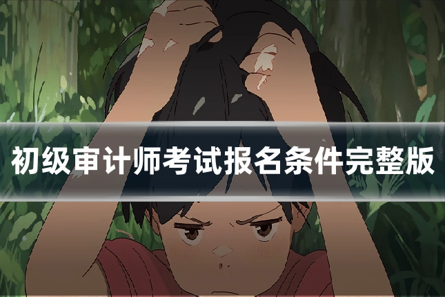初级审计师考试报名条件完整版