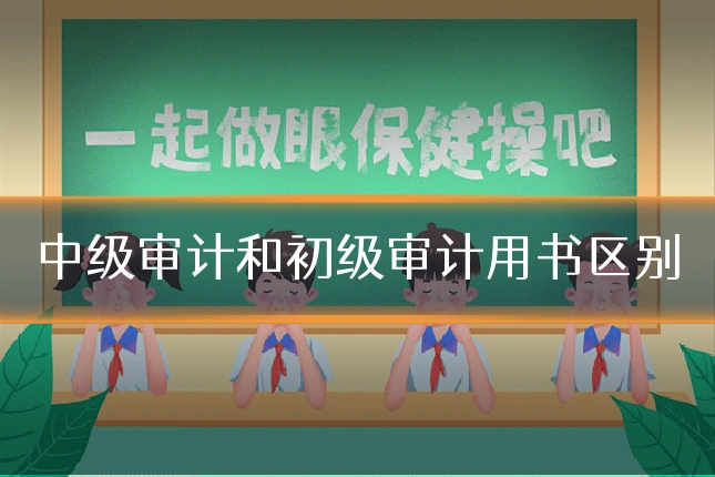 中级审计和初级审计用书区别