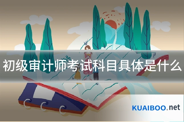 初级审计师考试科目具体是什么