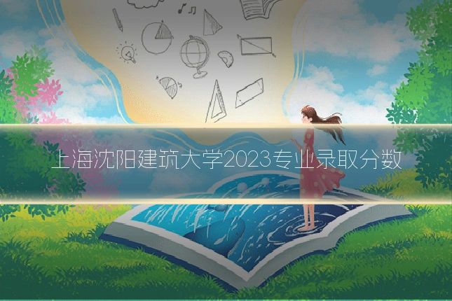 上海沈阳建筑大学2023专业录取分数