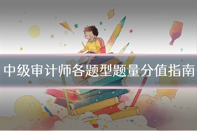 中级审计师各题型题量分值指南