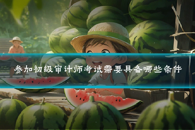 参加初级审计师考试需要具备哪些条件