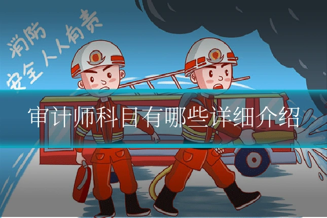 审计师科目有哪些详细介绍