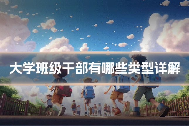 大学班级干部有哪些类型详解