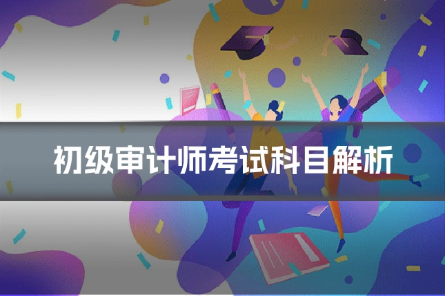 初级审计师考试科目解析