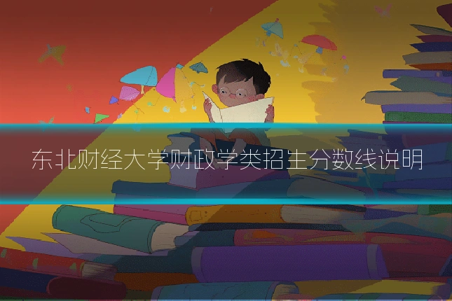东北财经大学财政学类招生分数线说明