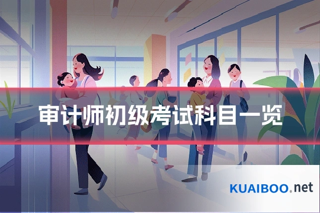 审计师初级考试科目一览