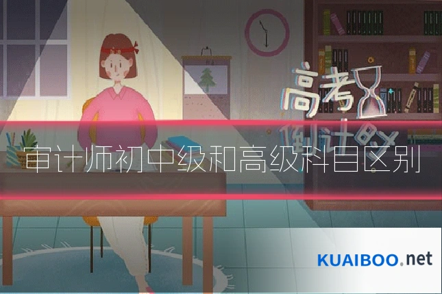 审计师初中级和高级科目区别