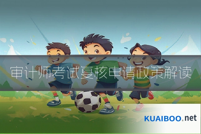 审计师考试复核申请政策解读