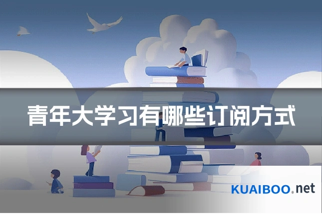 青年大学习有哪些订阅方式