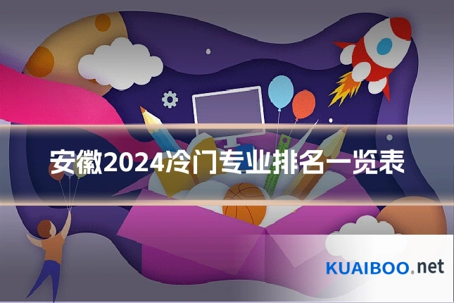 安徽2024冷门专业排名一览表