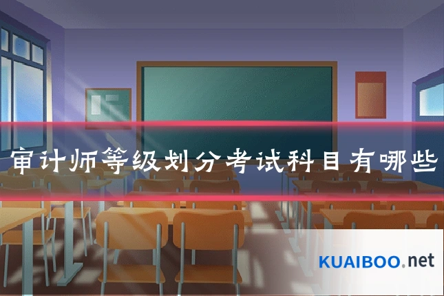 审计师等级划分考试科目有哪些