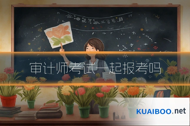 审计师考试一起报考吗