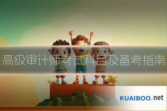 高级审计师考试科目及备考指南