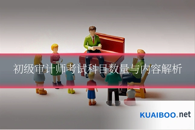 初级审计师考试科目数量与内容解析