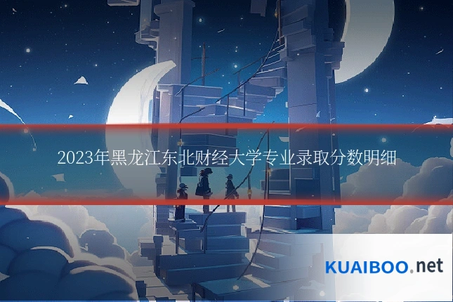 2023年黑龙江东北财经大学专业录取分数明细