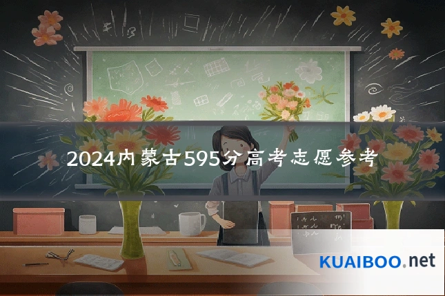 2024内蒙古595分高考志愿参考