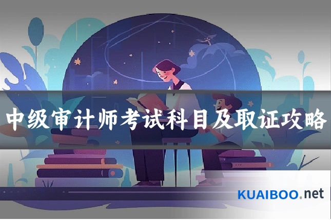 中级审计师考试科目及取证攻略