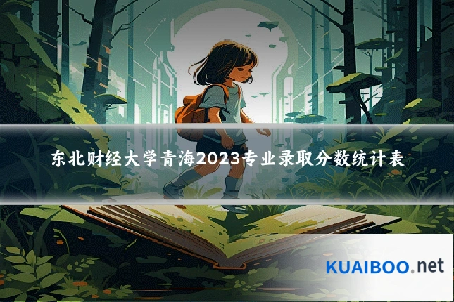 东北财经大学青海2023专业录取分数统计表