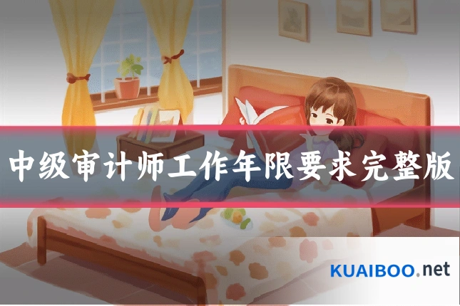 中级审计师工作年限要求完整版
