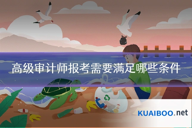 高级审计师报考需要满足哪些条件