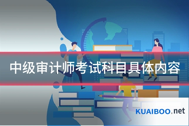 中级审计师考试科目具体内容