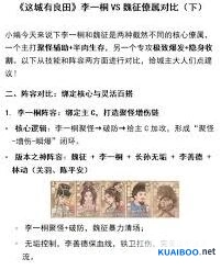 这城有良田李一桐物理队战术解析