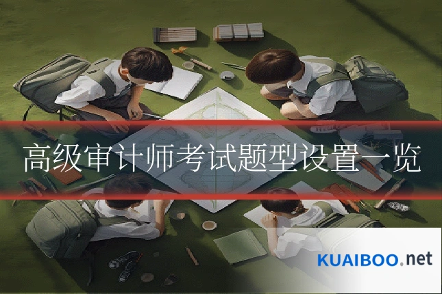 高级审计师考试题型设置一览