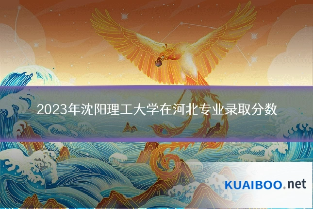 2023年沈阳理工大学在河北专业录取分数