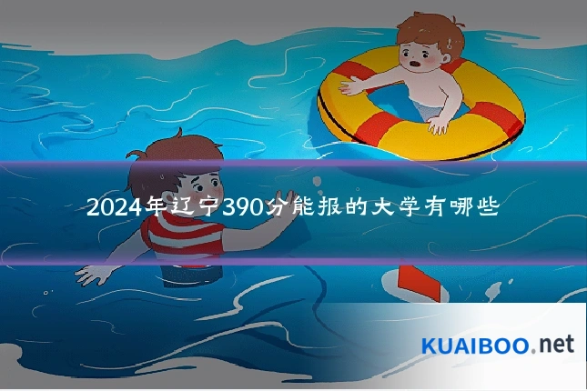 2024年辽宁390分能报的大学有哪些