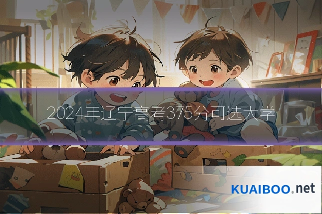 2024年辽宁高考375分可选大学