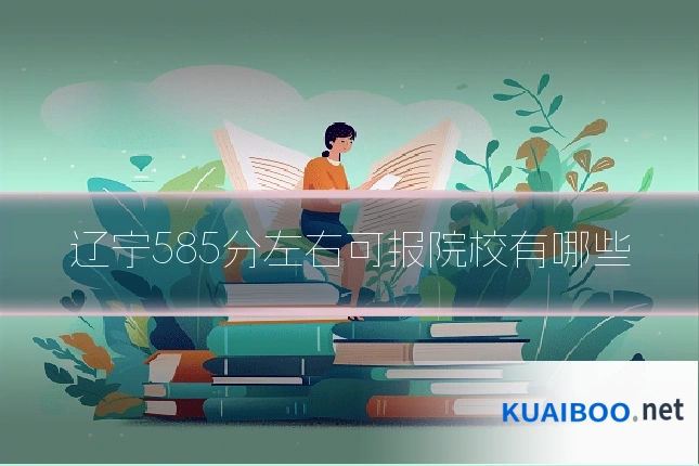辽宁585分左右可报院校有哪些