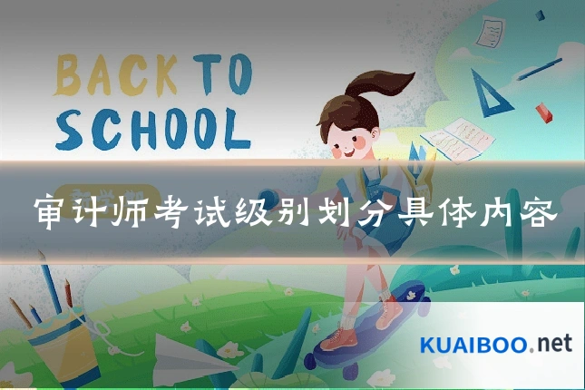 审计师考试级别划分具体内容